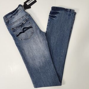 United Kingdom MOTO Brand Women's Blue Straight Leg Stretch Jeans